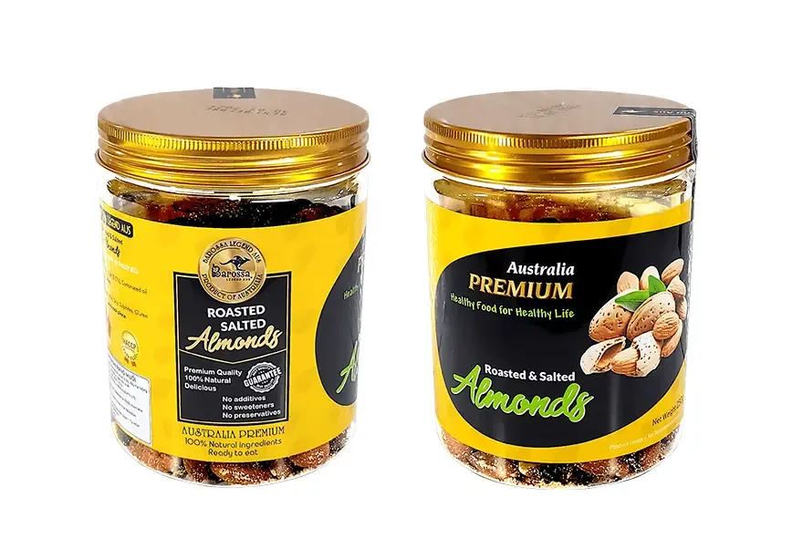 roasted and salted almonds